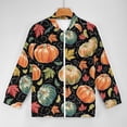 thumbnail image 5 of Lightweight Jacket for Men - Daisy Maple Leaf Cuteness Casual Zip Up Bomber Jacket Men Spring Fall Windbreaker Coat with Pocket, 5 of 6