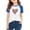 Blue, variant on Girls Raglan T-Shirt Black Sleeve Leopard Print Heart Stretch Casual Tee for Girls 4-16Y Sizes 110-170,Size 9 T