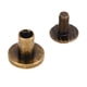 thumbnail image 3 of Juego de 200 tornillos Chicago de 9,5x8mm, remaches de tornillo de cuero con revestimiento uniforme de latón duro y grueso para álbum de fotos, bronce, 3 of 12