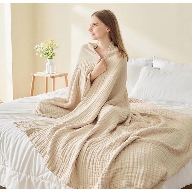 RKSTN Coussin Rond Airs Tissage Uni Couverture en Tissu Fin
