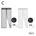 thumbnail image 1 of New Summer Door Curtain Black And White Simple Anti-Mosquito Door Curtain Screen Door Screen Window Automatic Magnetic Suction Door Home Screen Door Screen Window Net Home, 1 of 7