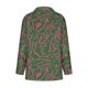 thumbnail image 4 of Blazer pequeño ajustado con estampado de solapa de primavera y otoño para mujer Pompotops qwe22245, 4 of 4