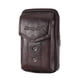 thumbnail image 1 of Cinturón de cintura para hombre Bolsas de PU multifunción Cartera para teléfono Bolsa para riñonera (2) Café 5 piezas, 1 of 5