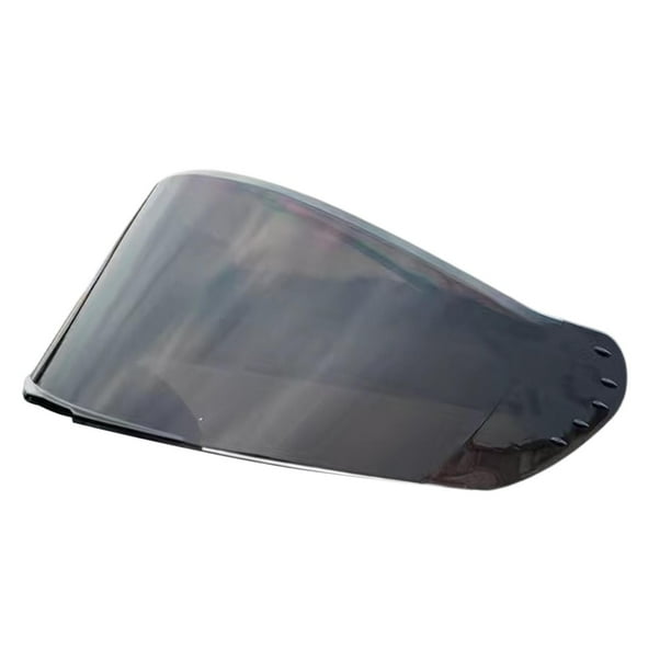 Lente de visera para casco de motocicleta Accesorios para motocicleta Fácil de instalar Resistente al viento Marrón oscuro