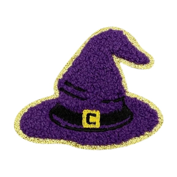 Clearance Sale Embroidered Iron-On Patches With Halloween Designs For Clothing Decoration