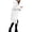 White, variant on Women's Jacket Warm Hooded Zip Up Coat Soft Casual Outerwear Lightweight Comfortable Winter Fashion Top