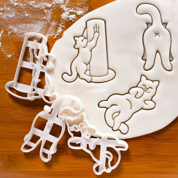 Cat Cookie Cutter - 3 Pieces