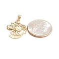 thumbnail image 3 of 14k yellow Gold crab cancer zodiac sign astrology Pendant charm fine jewelry 1.7g, 3 of 12