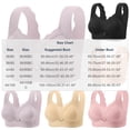 thumbnail image 3 of Stamzod Women's Plus Size Bras No Underwire Push Up Wireless Lace Bralette Comfortable Supportive Everyday Bras, 3 of 9