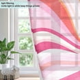 thumbnail image 4 of Yayeee Window Curtains Set of 2 for Living Room Light Filtering 63"x42", Swirling Lines, 4 of 7