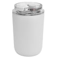 thumbnail image 2 of Taza de café de 280 ml, termo de acero inoxidable de silicona de gran capacidad portátil para el hogar, para regalo de cumpleaños, color blanco, 2 of 14