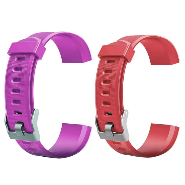 Correas Reloj: 2 Correas Deportivas Repuesto para ID115Plus HR (2)