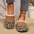 thumbnail image 5 of Xiaoxatg Women's Casual Shoes - Winter Retro Round Head Soft Soled On Warm Casual Shoes for Everyday Comfort 9.5 Brown, 5 of 9