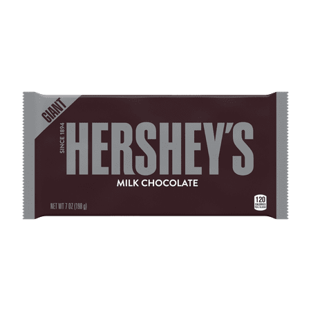 Hershey's, Giant Milk Chocolate Candy Bar, 7 Oz