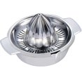 thumbnail image 1 of Lemon squeezer citrus squeezer 304 stainless steel manual 12.5 cm, dishwasher safe, professional quality rustproof, 1 of 4