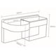 thumbnail image 3 of Soporte para secador de pelo Soporte para alisador de pared autoadhesivo con almacenamiento de ABS para sujetar cepillos para el cabello y accesorios de peinado Fuertemente adhesivo con bridas de, 3 of 8