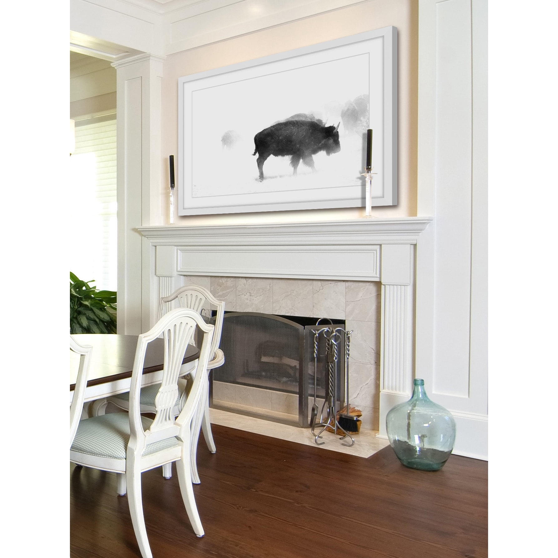 Marmont Hill "Buffalo Mist" Framed Painting Print