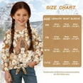 thumbnail image 7 of Garronmavis Capybara Girls Long Sleeve T-Shirts Size 11-12 Versatile Daisy Tie Hem Front Clothing Tops Stylish Kids Basic Soft Long Sleeve Tees Top Fashion Crewneck Pullover Blouse, 7 of 7