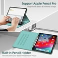 thumbnail image 4 of Fintie Folio Case for iPad Pro 13-inch (M4) 2024, Multi-Angle Viewing Protective Stand Cover with Pencil Holder & Pocket, Auto Sleep/Wake, blossom, 4 of 11