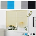 thumbnail image 1 of Cortinas para ventanas SCZ - Cortinas de papel plisadas para cubiertas de ventanas interiores - Persianas negras, 1 of 5