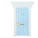 thumbnail image 1 of Puerta de casa de muñecas, puerta de madera de casa de muñecas 1:12, puerta en miniatura, puerta de casa de muñecas, diseño fácil de usar, 1 of 8
