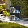 thumbnail image 2 of Sigee Cat Astronaut for Live Happy Decorative Small Garden Flag,Double Sided Yard Flags Holiday Garden Flags for All Seasons, 2 of 9