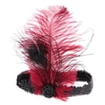 thumbnail image 1 of Diadema de , banda de lentejues, cristal de los años 20, gran elástico de , de estilo Charleston Zulema Diadema Flapper mujer, 1 of 8