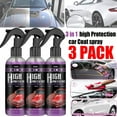 thumbnail image 2 of Htwon 100ML 3 in 1 High Protection Quick Car Coat Ceramic Coating Spray Hydrophobic, 2 of 14