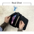 thumbnail image 4 of Estuche de lona con astronauta, bolsa de lápices con doble cremallera, bolsa de almacenamiento de suministros escolares, gran capacidad, estuche para bolígrafos para estudiantes, papelería para niños, 4 of 4