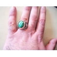 thumbnail image 5 of Malachite Mans Ring, Natural Green Malachite, Spiritual, Silver Jewelry, 925 Silver Ring, Birthday Gift, Heavy Mens Ring, Arabic Design, Ottoman Style Ring, Christmas, Turkey Mens Signet Ring, 5 of 5