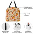 thumbnail image 4 of Fotbe Fall Autumn Bolsa Térmica con Estampado y Forro de Aluminio Grueso Bolsa de Almuerzo con Bolsillo Frontal para Hombres y Mujeres, Ideal para Trabajo, Escuela, 4 of 8
