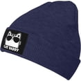 thumbnail image 2 of Catdaddy Baseball Beanie Knit Women Men Winter Warm Cap, 2 of 7