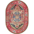 thumbnail image 3 of Outdoor Nirie Collection Area Rug Multi - 4'1" Round, 3 of 5