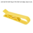 thumbnail image 4 of Uxcell Garbage Bin Clip Kitchen Trash Bag Non-Slip Clip Clamp Yellow 12 Pack, 4 of 5