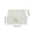 thumbnail image 3 of Caja De Almacenamiento De Plástico Para Cajones De Escritorio Caja organizadora de escritorio de plástico blanco tipo cajón para artículos de papelería y oficina (1 pieza) Rkxzt, 3 of 8