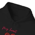 thumbnail image 6 of Baseball Hoodie Sweatshirt, My Heart is on That Field, 6 of 7