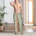 thumbnail image 6 of Lsque Hardwood Print Men's Pajama Pants, Lounge Pant - Comfortable Home Wear,Elastic Waistband, Stylish Design-Large, 6 of 9