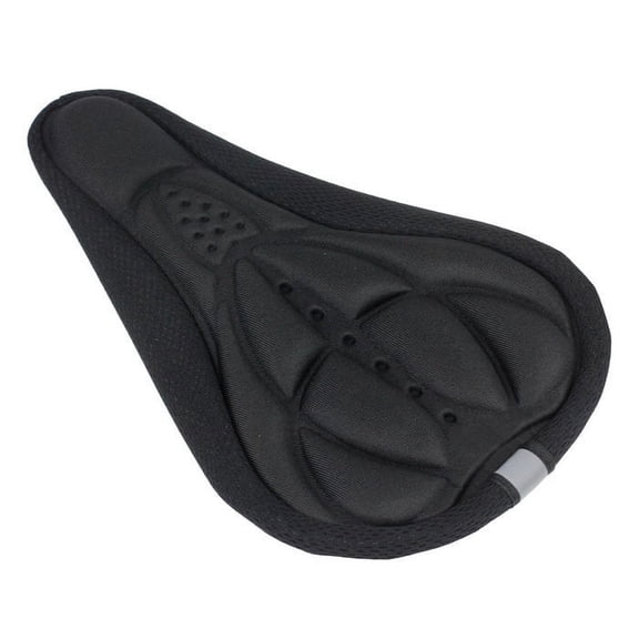 Bike Accessories 3D Black Soft Cycling Gel Silicone Seat Cushion Pad for Maximum Comfort on Long Rides