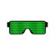 thumbnail image 1 of Gafas luminosas LED, gafas de exhibición dinámicas, accesorios de fiesta para animar, gafas LED con persianas, 1 of 1