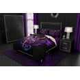 thumbnail image 2 of Pastel Goth Bedding Set, Comforter or Duvet, Anime Hannya Bed Cover, Japanese, 2 of 5