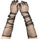 thumbnail image 1 of Guantes de malla elástica con decoración de puntos, guantes de mujer estilo Punk con red de pesca hueca, 1 of 5