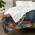 thumbnail image 3 of Phoenix Throw Blanket 280GSM-60x80in Phoenix Blanket Gifts for Adults Men Women Phoenix Soft Cozy Fluffy Flannel Blanket for Couch Bedroom Birthday Christmas Easter, 3 of 8