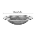 thumbnail image 3 of SNGMN Stainless Steel Sink Strainer, 3.9-inch Dishwasher Drain Filter, Fine Mesh Microporous Clogging Prevention Tool, 4-Inch Round Design for Bathroom and Kitchen Sinks, 3 of 7