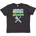 thumbnail image 3 of Inktastic Aircraft Mechanic In Training Future Occupation Youth T-Shirt, 3 of 5