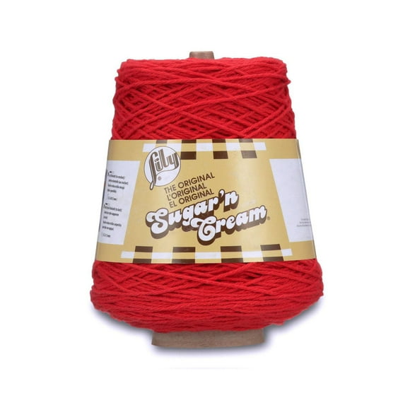Lily Sugar N Cream® Cones™ #4 Worsted (Medium) Cotton Yarn, 14oz/400g 674 Yards