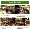 thumbnail image 4 of 9 moldes de pavimento de jardín de rejilla, moldes de hormigón manual para pavimento de paseo de jardín, 4 of 8