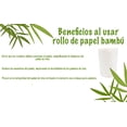 thumbnail image 3 of Rollo de papel de Bambú Ecobaby Original Liso Pack 5, 3 of 9