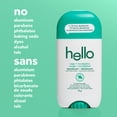 thumbnail image 2 of Déodorant sans aluminium hello sauge + eucalyptus, bâton déodorant de 73 g, 2 of 9