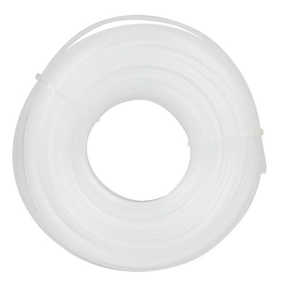 Trimmer String Rope,3mm x 60m White Grass Trimmer Line Lawn Mower Accessory Future-Proof Design