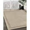 thumbnail image 2 of Ahgly Company Indoor Round Mid-Century Modern Camel Brown Solid Area Rugs, 5' Round, 2 of 6